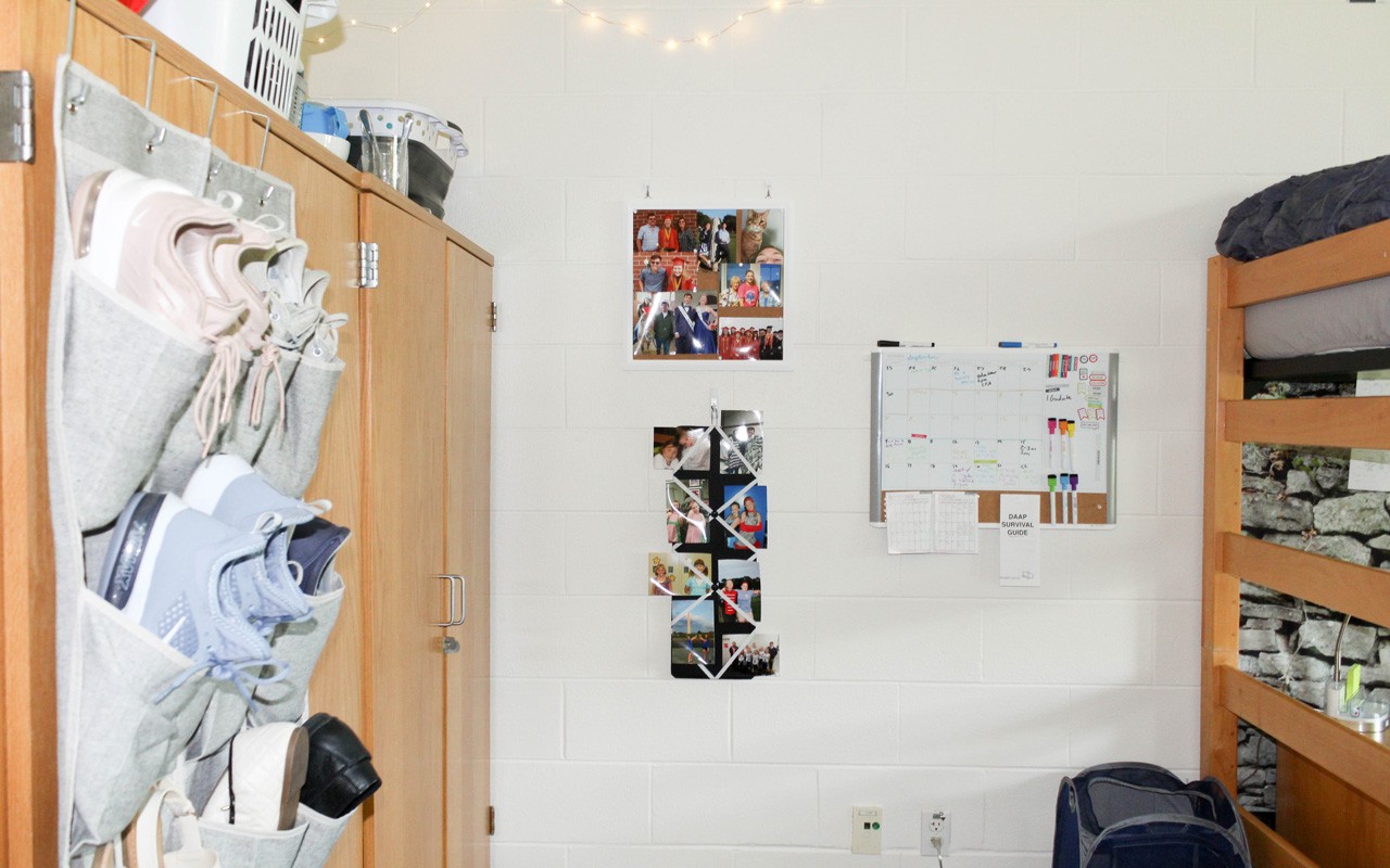 Wardrobe closets and loft in Turner Hall quad