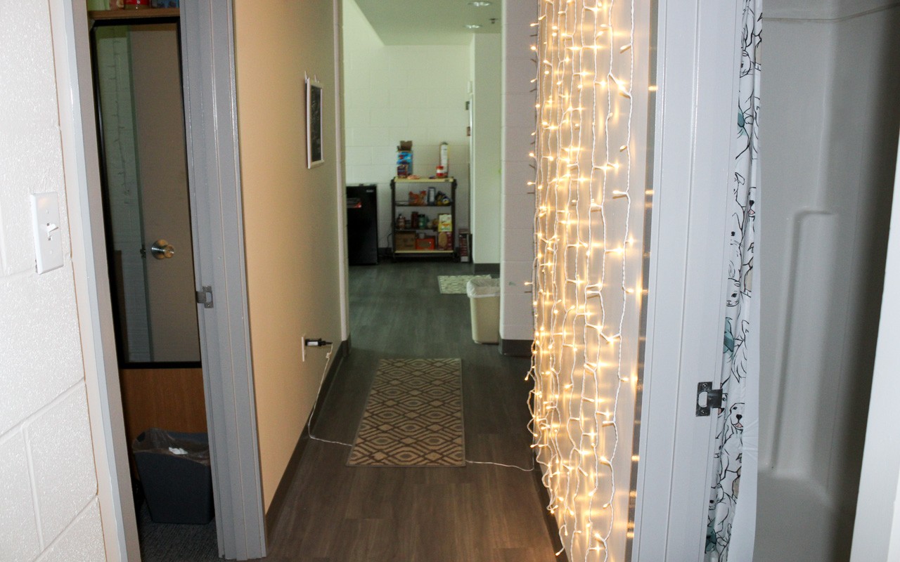 Hallway in Turner Hall quad