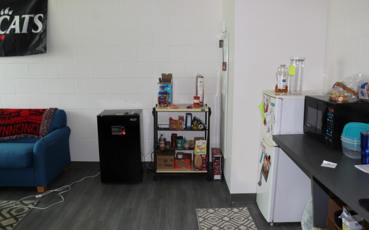 Living room in Turner Hall quad